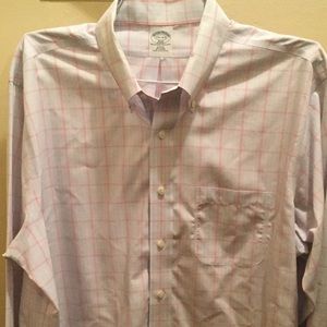 Brooks Brothers Slim Fit 17 1/12 Men Dress Shirt